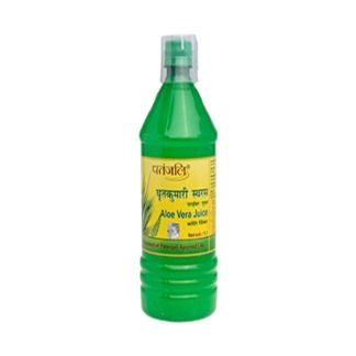 Patanjali Aloe Vera With Fiber Juice, 1 Litre
